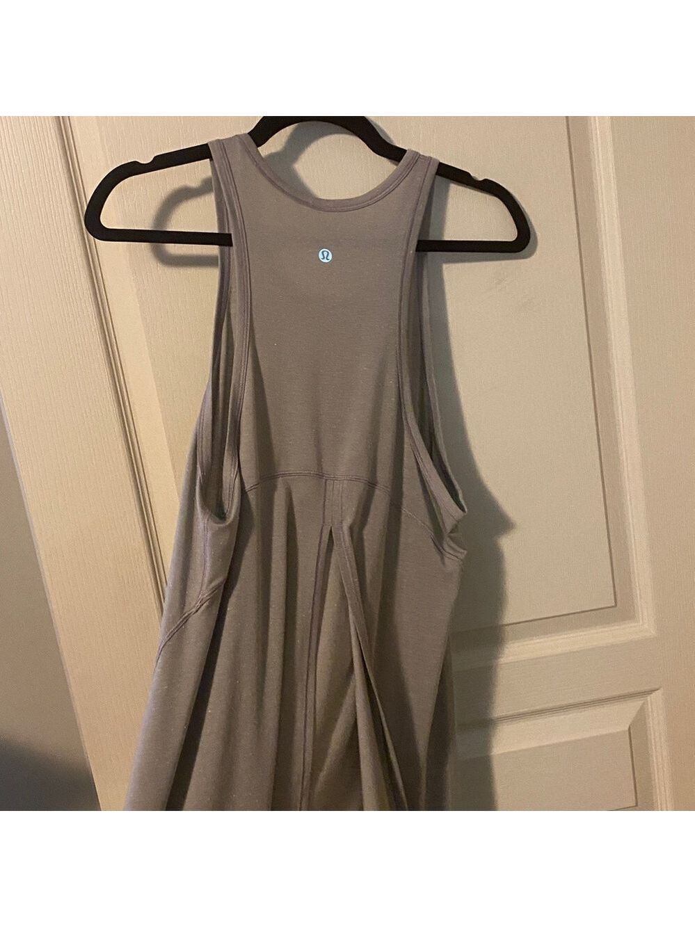 Lulu Split Back Tank Taupe 6-8